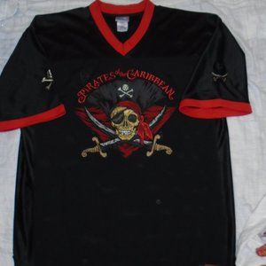 Disneyland Resort Pirates of the Caribbean Captain Jack Football  Jersey